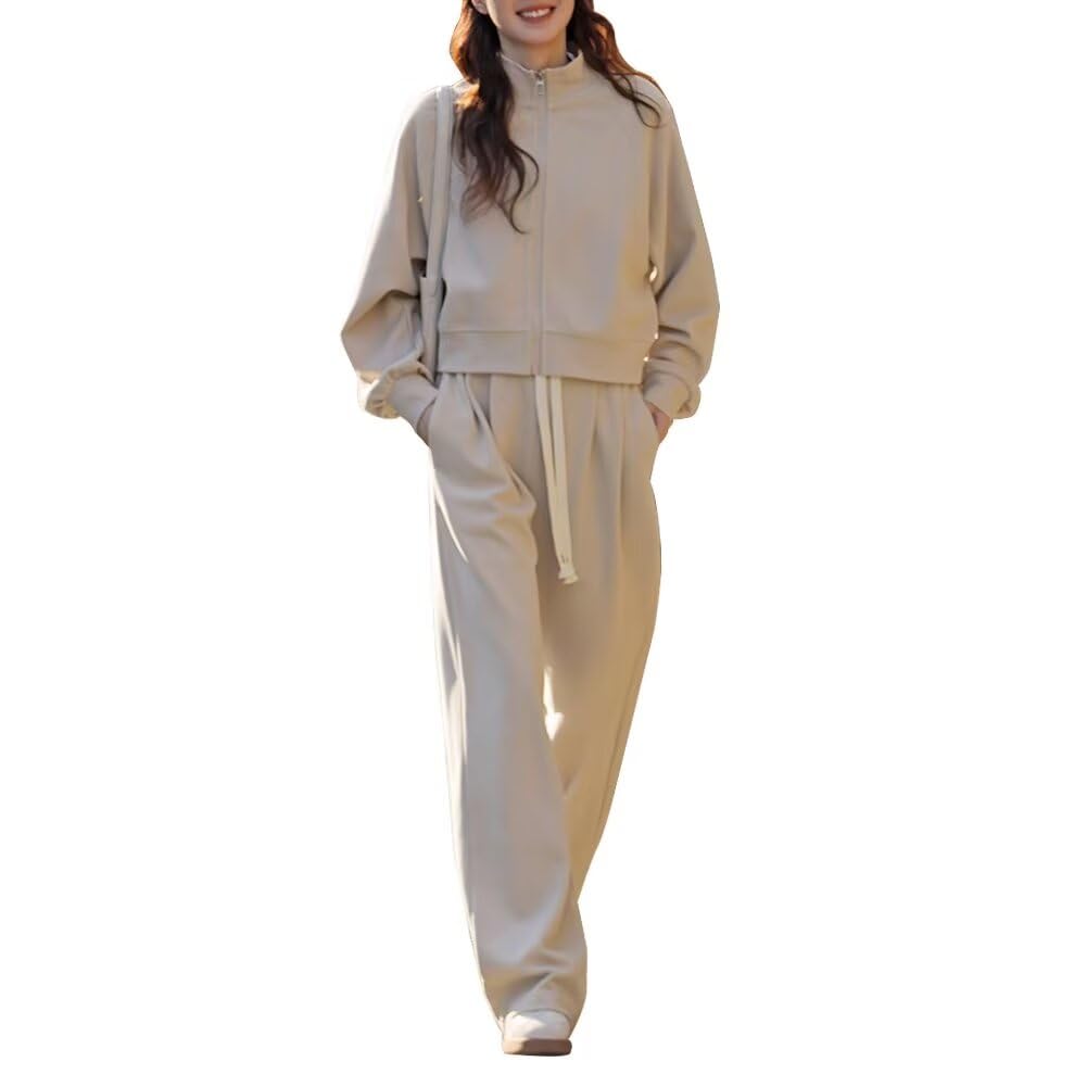 Muxuryee Tracksuit Training Loose Size 331 BG S Women's Set, Sweatshirt, Hoodie, Sportswear, Wear, Loungewear, Casual, Fit,