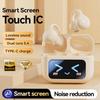 Cross-border AI Wireless Ear Clip Bluetooth Headset with Touch Display and Long Battery Life.