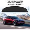 For Tesla Model 3 Y Dashboard Cover, Anti-Glare Suede Dashboard Pad Sun Protection Dash Mat Compatible With Tesla Model 3 2017- And Model Y -2025