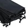 2021 Black Glossy Drawstring Eyeglass Pouch