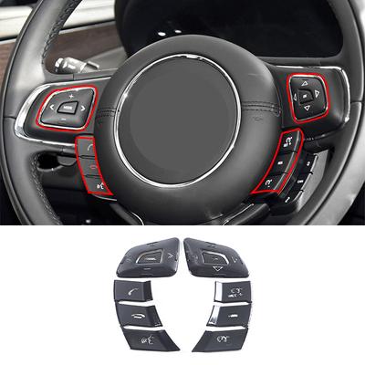 For Jaguar XJ 2010-2019 For Land Rover Range Rover Evoque2012-2019 Car Steering Wheel Button Stickers Car Interior Accessories