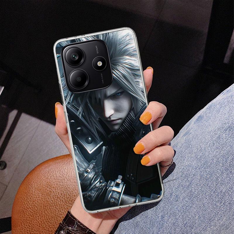 Final Fantasy FF VII Phone Case For Xiaomi Redmi Note 15 14 13 12S 12 11 Pro Plus 14S 11S 11E 10 10S 11T 5G Personalized Cover R