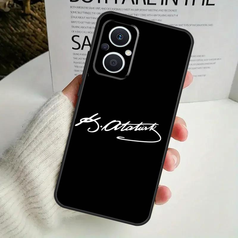 Turkey Mustafa Kemal Ataturk Case For OPPO Reno 12F 13F 14F 10 11 12 13 14 Pro 8T 7 8 Lite OPPO Find X6 X5 X8 X9 Pro Cover