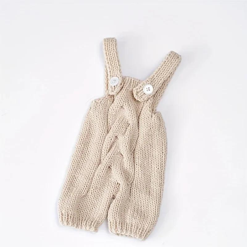 Gehäkelte Strick-Neugeborenen-Fotografie-Requisiten - Entzückendes Häschen-Kostüm-Outfit Essentielle Requisiten für Babys süße Fotoshootings