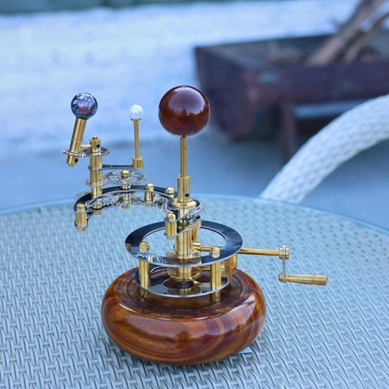 22.86 Cm Orrery, Book Shelves Home Décor Solar System Model Perfect House Warming Gift, Gift for Husband, Tellurion