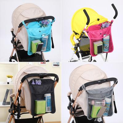 Baby Stroller Pram Pushchair Mesh Hanging Bag Diaper Bottle Storage Organizer