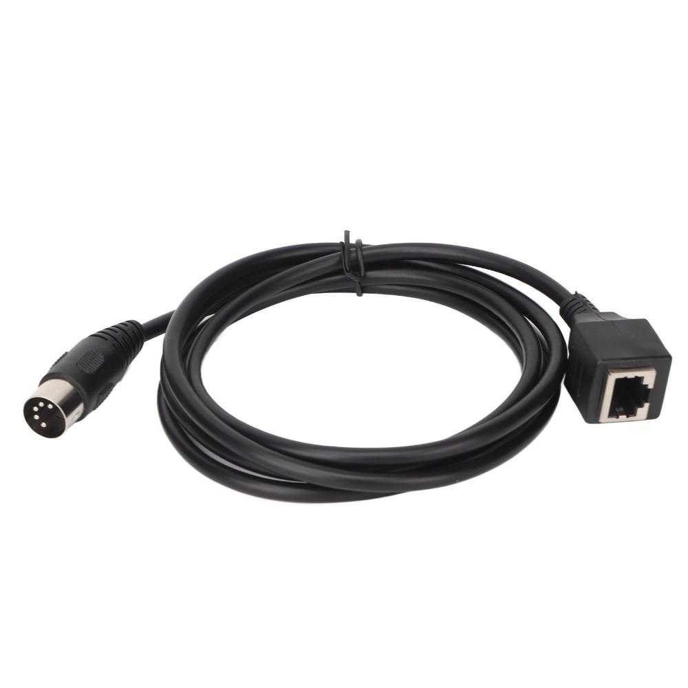 Flexible 5 Pin to RJ45 Female 4.9ft Audio Connection Cable for Ethernet Cables Amplifiers