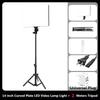 LED Photo Studio Light Video Lighting Portable Video Recording Photography Panel Lamp With Stand for Youbute Game Tiktok Makeup