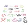 100pcs Paper Clips Colorful Cute Exquisite Mini Metal Paperclips for Party Invitation Cards Students