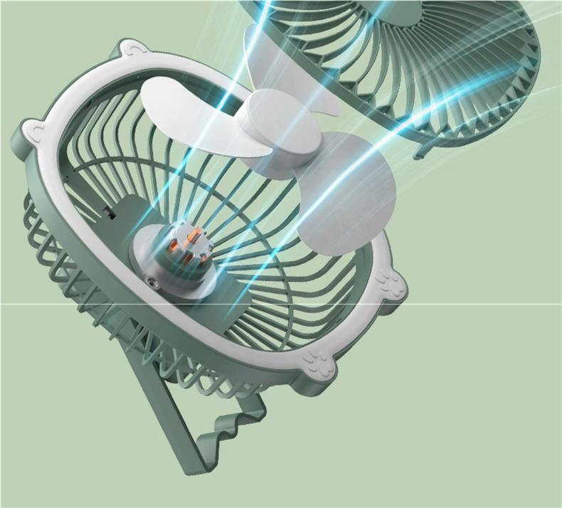 Portable No-Drill, Silent Wall-Mounted Cooling Fan for Kitchen, Toilet, and Dormitory