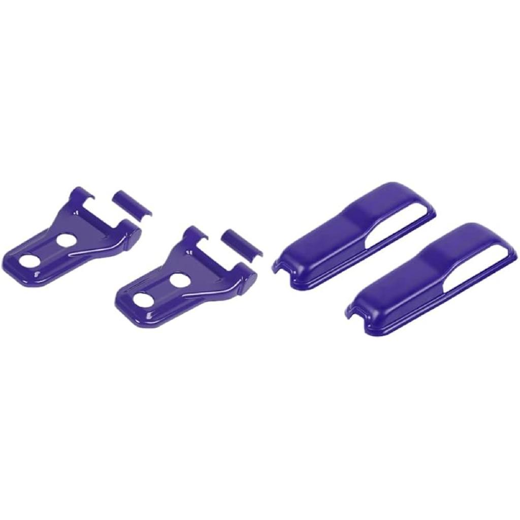 Engine Hood Hinge Cover Decor Trim Cover for 2018-2022 Jeep Wrangler JL and Gladiator JT Exterior Accessories 4PCS Purple
