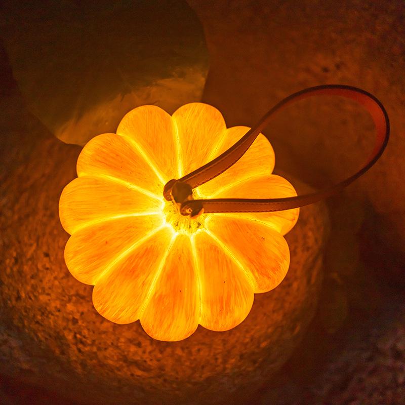 Portable Moon, Durian, Pumpkin, Goose, and Owl Animal Lamps - Solar-Powered Outdoor Decor