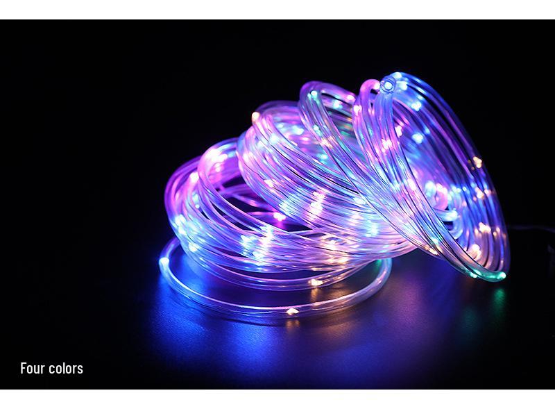 Wasserdichte Outdoor Bunte Kupfer Solar Lichterkette Röhrenlichter