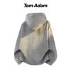 TOM ADAM Herren Koreanischer Stil Lässige Passform Kapuzenpullover