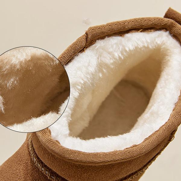 Winter Suede Thick-Sole Snow Boots Fleece-Lined Thickened Cotton Boots Casual Cotton Boots