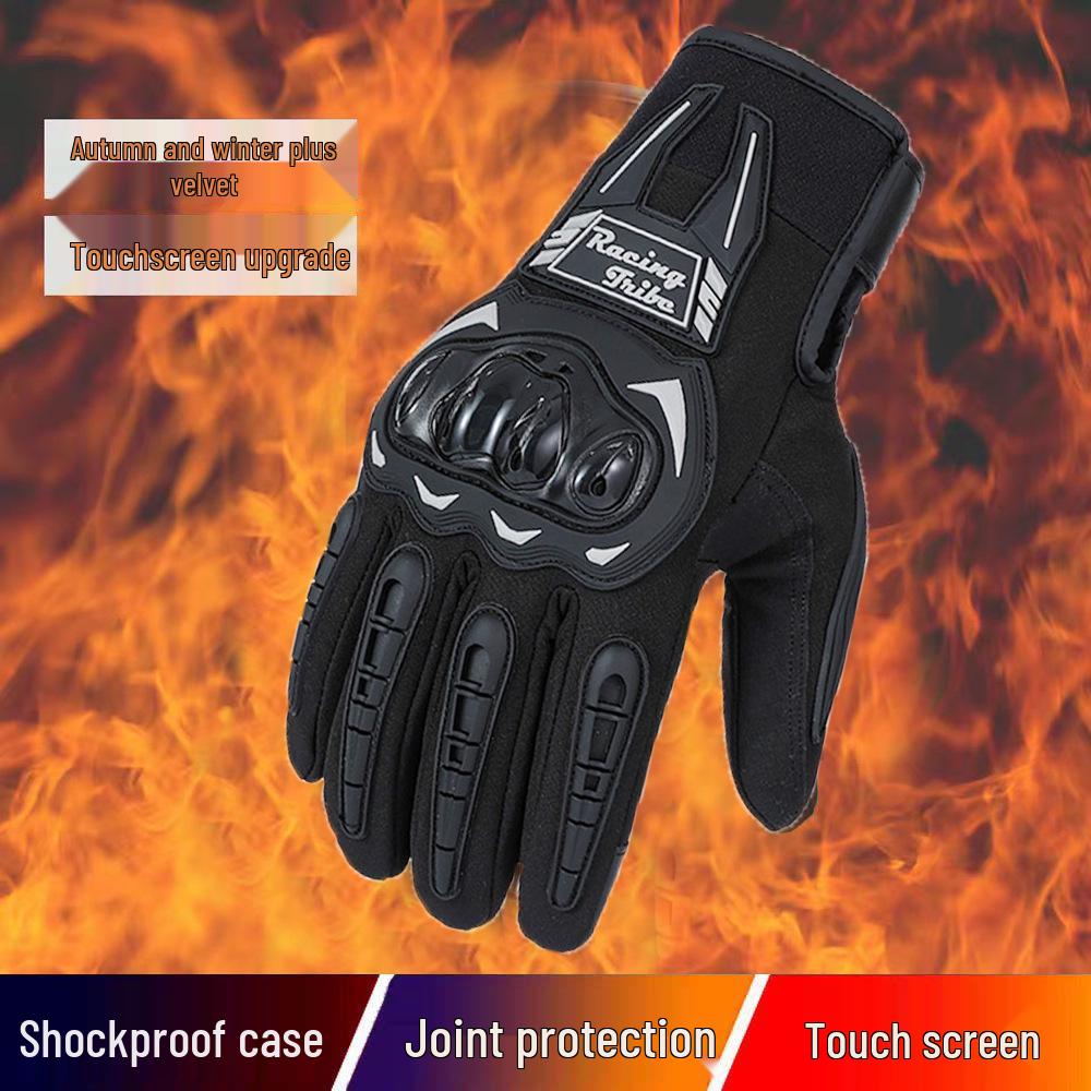 Non-Slip Full Finger Motorcycle and Off-Road Riding Gloves