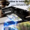 Clip On Solar Lights Outdoor Waterproof LEDs Motion Sensor Lights 3 Modes 3 Mounting Ways Solar Security Lighting for Fence