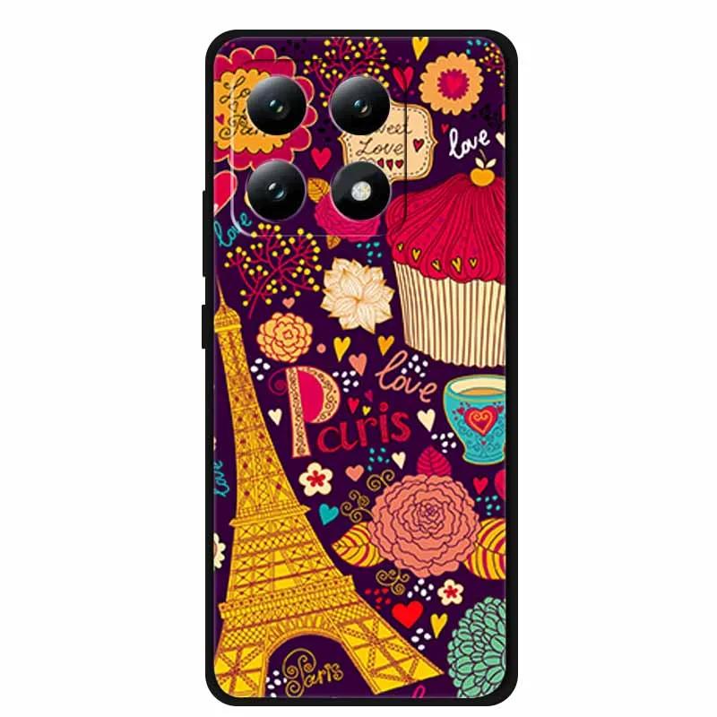 3D Flowers Case For Xiaomi 17 pro max Coque Relief Embossed Blossoms Funda Silicone Soft Back Phone Cover For Xiaomi17 TPU Para