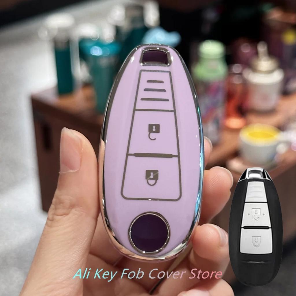 Car Key Case Cover Keychain For Suzuki Swift Ignis Grand Vitara Liana Scorss Grand Kizashi Protective Key Fob Cover