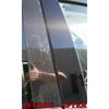 For NISSAN Qashqai 2008-2015 Carbon Fiber Black Car Window Door Column BC Pillar Post Cover Trim Mirror Effect PC
