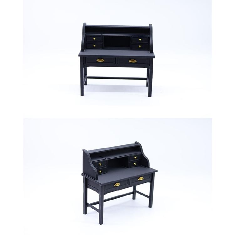 Realistic Mini Desk For Model Scene 1/12 Scale Design Plastic Crafting Essential Collectible Display Piece
