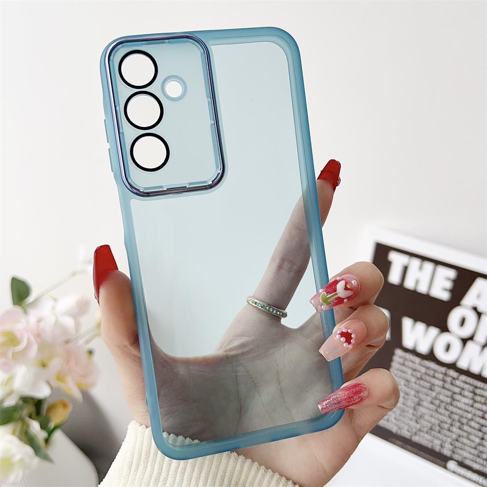 

Camera Lens Protection Transparent Phone Case for Samsung S25 S24 Ultra S23 S22 Plus S21 S20 FE Shockproof Clear Colorful Cover For S20 FE