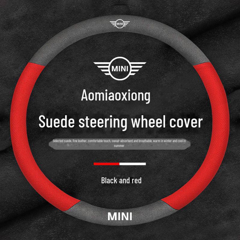 BMW MINI Cooper Fun Suede Steering Wheel Cover for Countryman and One Models (Women's)