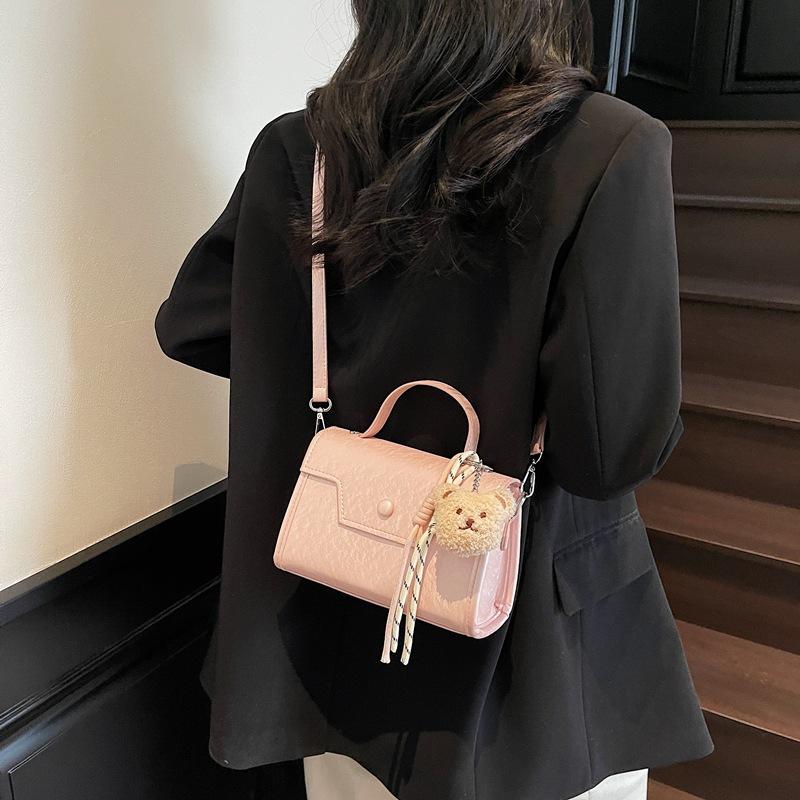 New High-end Fashion Oblique Span Bag Versatile Handbag Spring Small Square Bag Casual Shoulder Bag