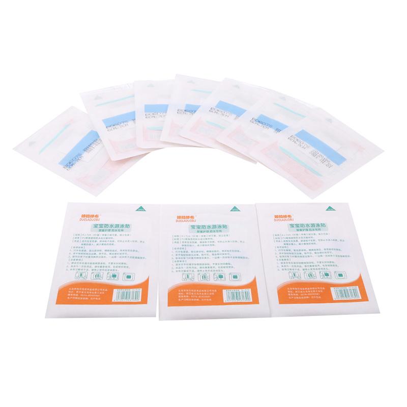 15pcs Kids Baby Infant Bath Swimming Waterproof Ear Paste Stickers Earplugs