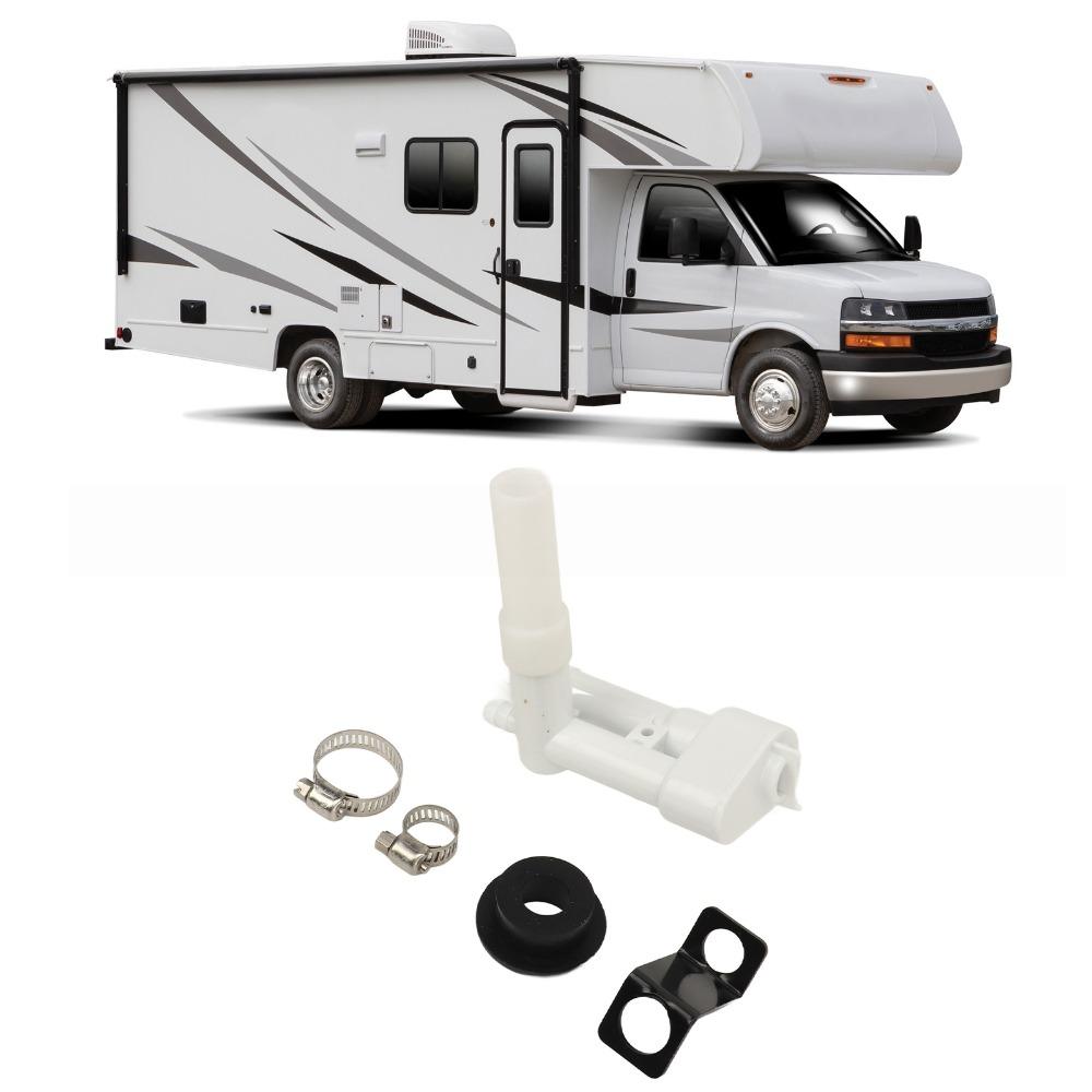 385230325 RV Water Valve Kit Vacuum Breaker Toilet Water Valve Parts  RV Toilet