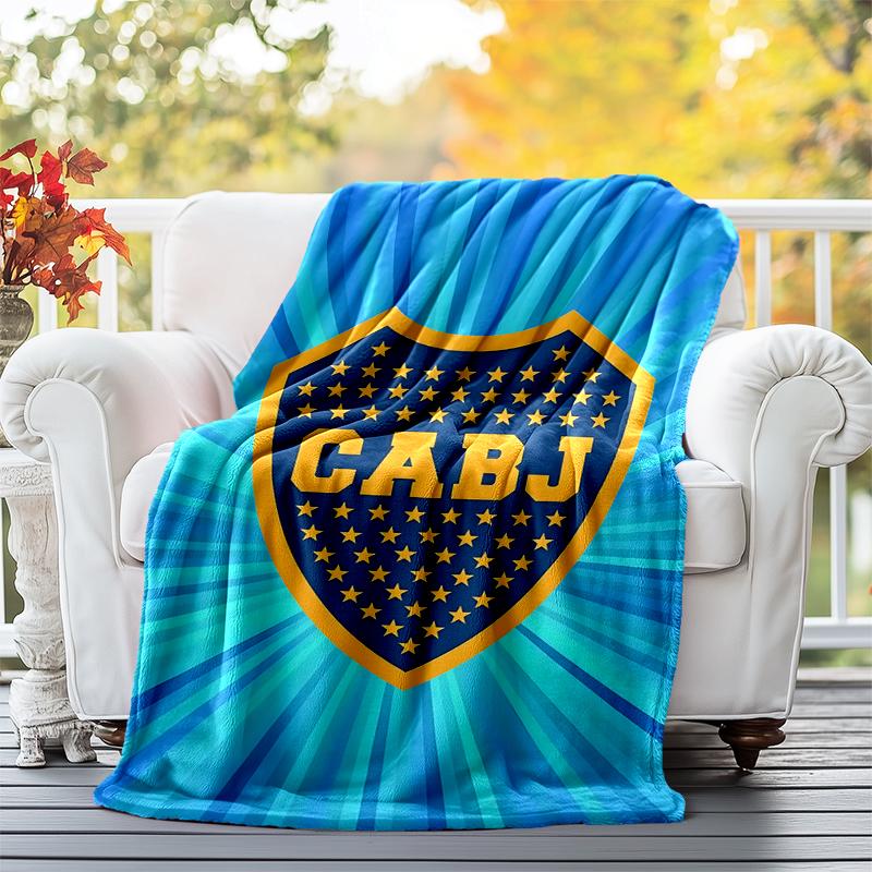 CABJ Flannel Blanket Soft All-Season Throw, Design for Camping, Car Travel, Hiking Sofa, Bed, Office Perfect Gift for Parties