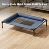 Raised Dog Bed Cooling Pet Cot Machine Washable for Indoor, Pets