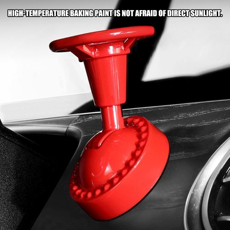 Metal 3D Steering Wheel Pattern Push Start Button Cover For Cars With 3 Color Option Universal Fit Easy Installation
