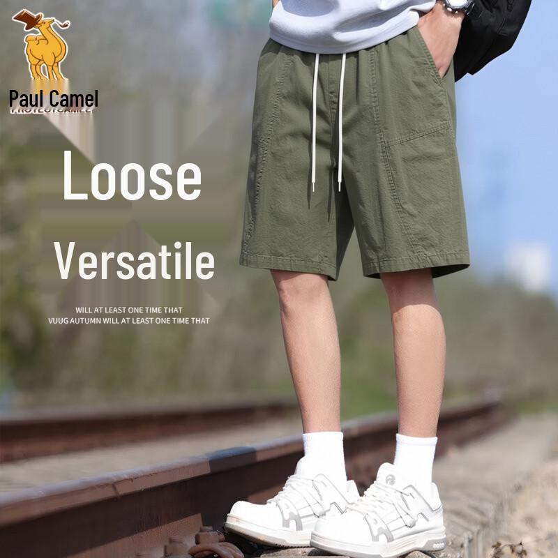 Paul Camel Men s Summer Pure Cotton Casual Shorts 2XL
