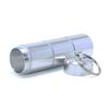 4 Compartments 1 Day Precision Aluminum Pill Case Holder Medicine Box Capsule Container Key Chain Travel Pill Organizer Keyring