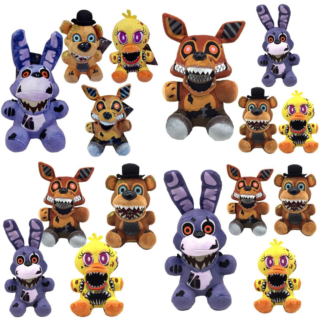 Entzückende Five Nights At Freddy's Plüschtiere mit Chica, Bonnie, Foxy und Freddy für Kinder