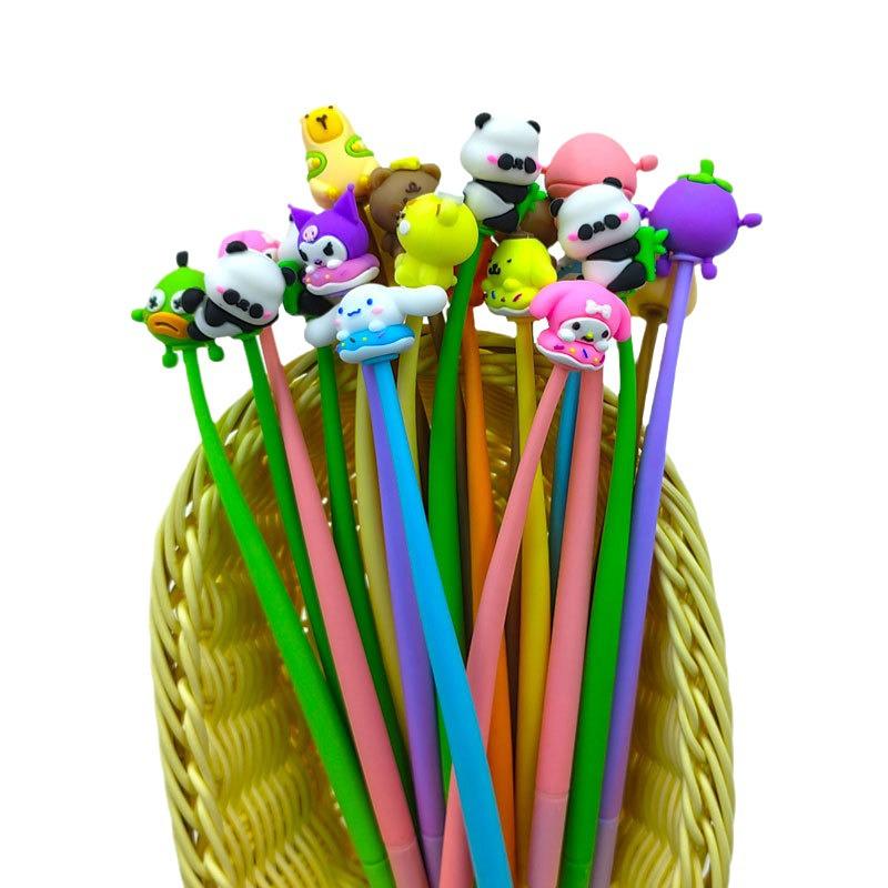 Adorable Cartoon Shake Pen - Comfort Grip & Smooth Black Writing