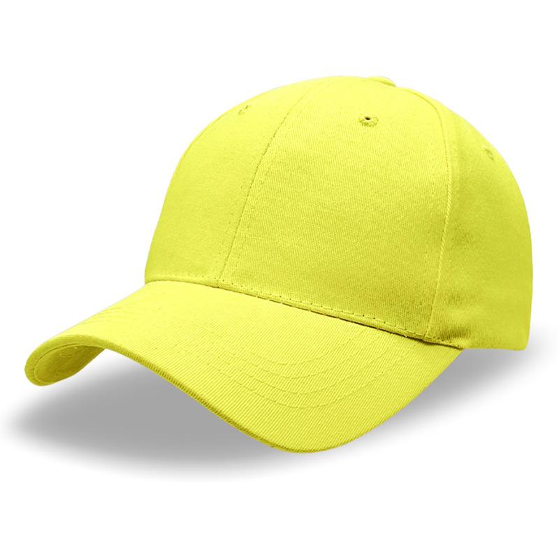 Pure Cotton Hard Top Baseball Cap Solid Color Light Plate Baseball Cap Women Outdoor Face Showing Small Sun Hat Men