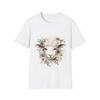 Sheep Spring Floral T-Shirt, Unisex Tee Shirt, Cute Animal Top, Flower Print