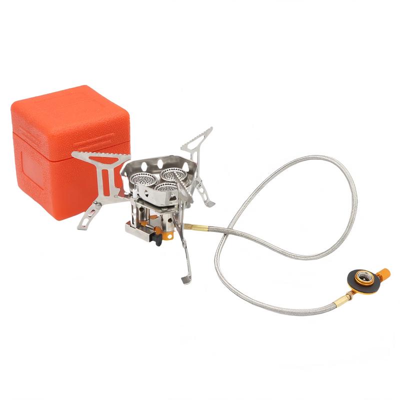 Portable High-Power Split Windproof Camping Gas Stove Head