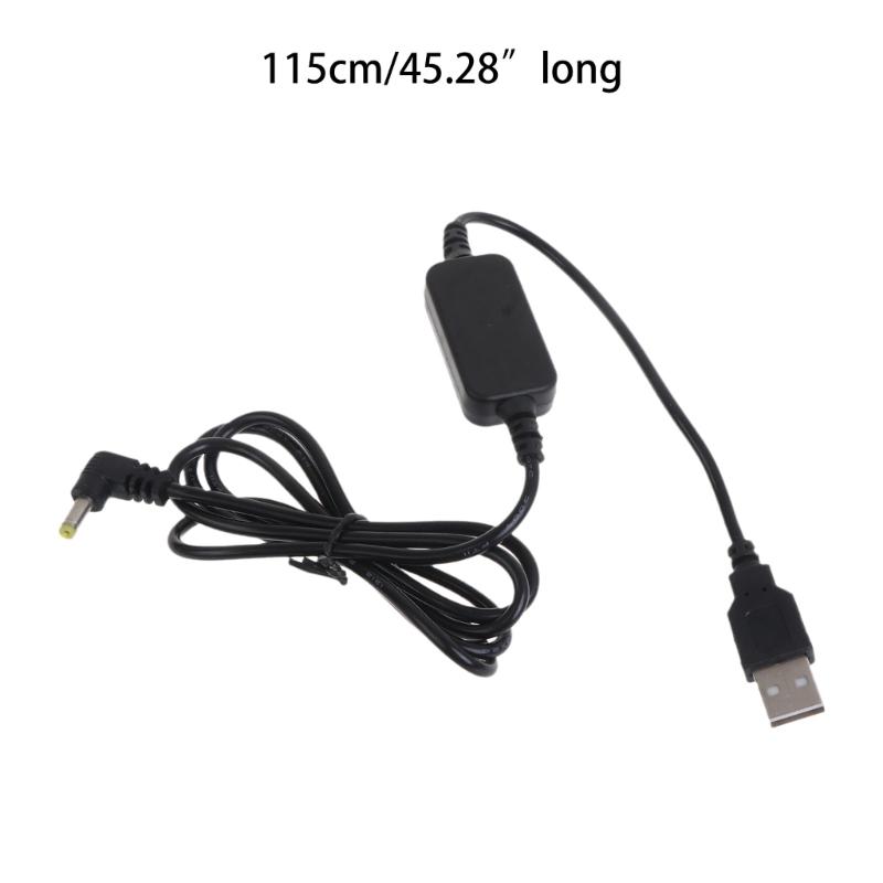 USB 5V auf DC 12V 4mm x 1.7mm Stromkabel USB Spannungs-Aufwärtswandlerkabel Netzteiladapter DC 5V auf DC 12V Kabel