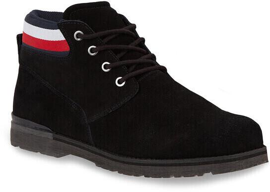 Ботинки Tommy Hilfiger Comfort Cleated Termo Lth (FM0FM04651) Core Hilfiger Suede (FM0FM04800-BDS) черные