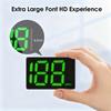 1Pcs Universal Car HUD Head Up Display GPS Digital Speedometer Plug And Play Font KMH/MPH Windshield Projector Auto Accessories
