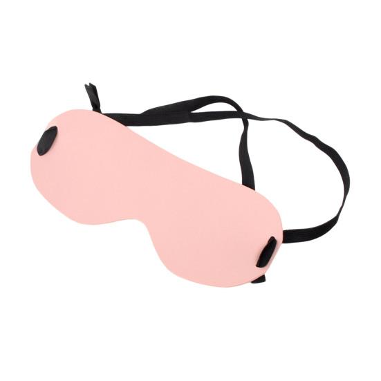 Red Blindfold Adjustable BDSM Eye Sensual Play Soft Mask for Comfortable Light-Blocking Design Couples Sex Toy