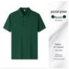 Silvadur Antibacterial Turn-Down Collar Polo Shirt with Custom Logo - Ice Silk Workwear Embroidered Tee