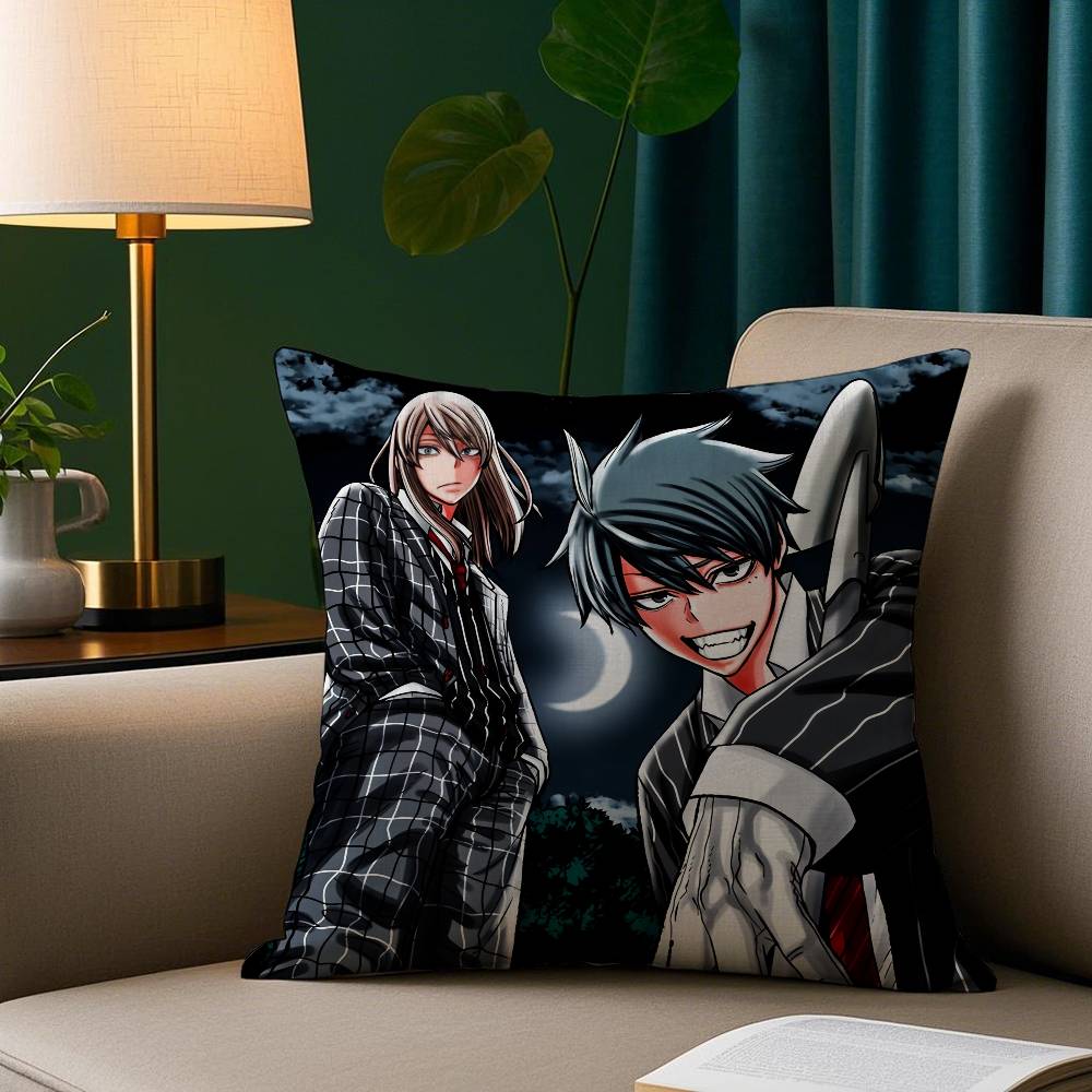 Anime T-Tougen A-Anki Pillow Case Cozy Plush Pillow Cover Double Side Printed – Home Gift for Bedroom Decor