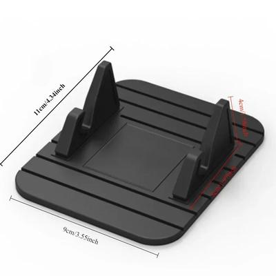 1pc Anti-slip Mat Car Holder Parking License Plate Cell Phone Holder Center Dashboard Silicone Cell Phone Holder Car Accessories