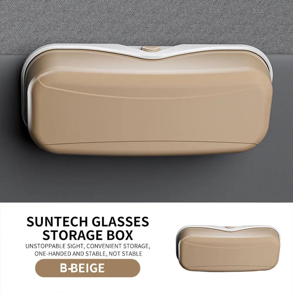 New Car Glasses Box Portable Car Glasses Frame Car Driving Glasses Frame Glasses Box Sunshade Glasses Auto Interior Accessories