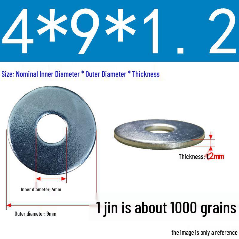 Galvanized Oversized Metal Washers M3-M60