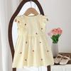 Summer Girls Cotton Embroidered Sleeveless Princess Dress Thin Stylish Baby Party Dress For Toddler Kids Clothing